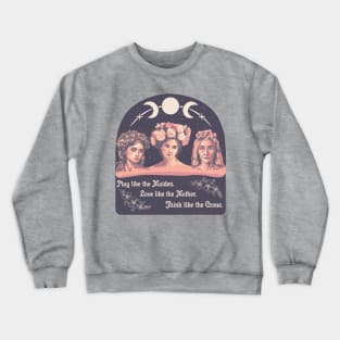 Maiden, Mother, Crone Crewneck Sweatshirt